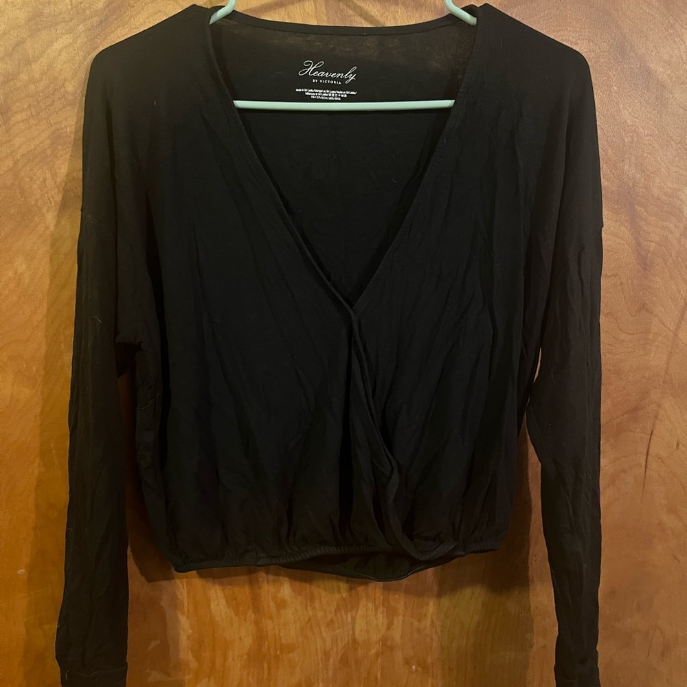 Victoria's Secret Black Crop Top